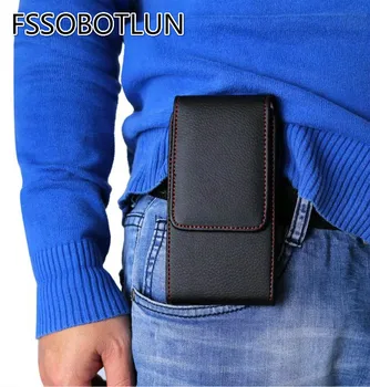 

FSSOBOTLUN,For Samsung Galaxy A6+Holsters Cover Leather Case 6.0-6.3 inch Phone Clip Belt Pouch Bag For Galaxy A8+ (2018)/C9 Pro