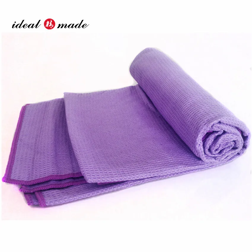 waffle yoga mat purple