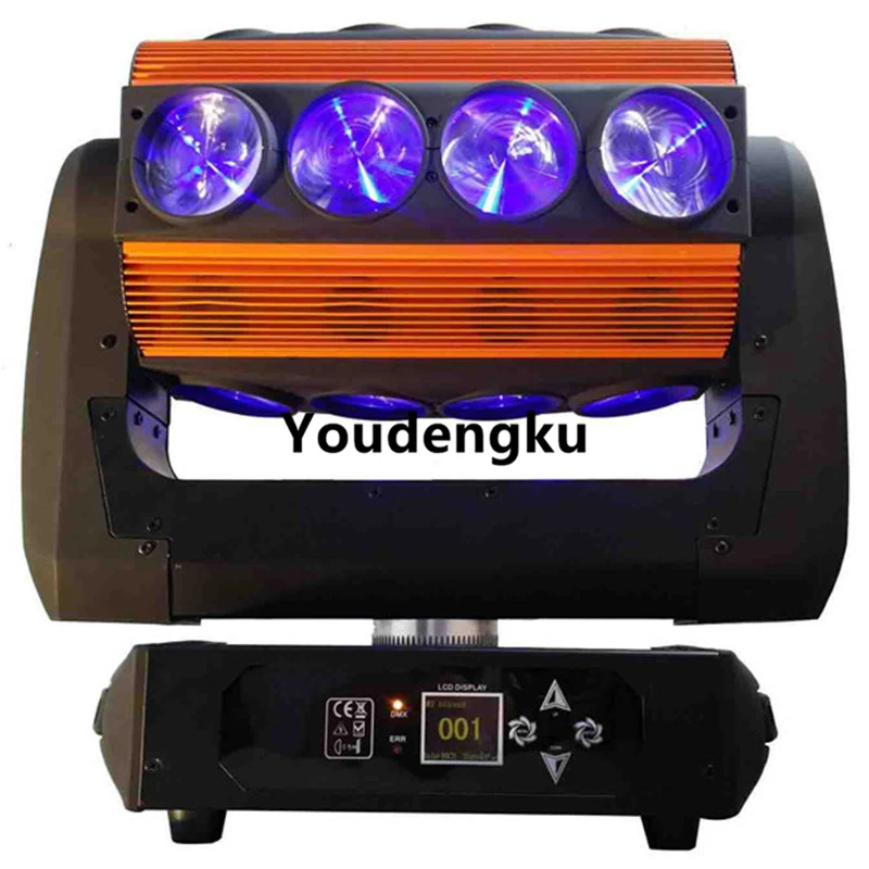 2pcs Super bright effect 16x25w 4in1 infinite rotation beam moving head dmx 512 Led Roller Beam Light