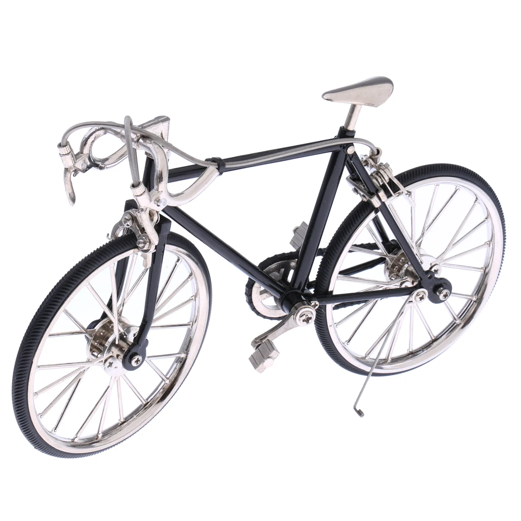 

Miniature Diecast Model Hobby Collection 1:10 Race Bike Bicycle Replica Toy