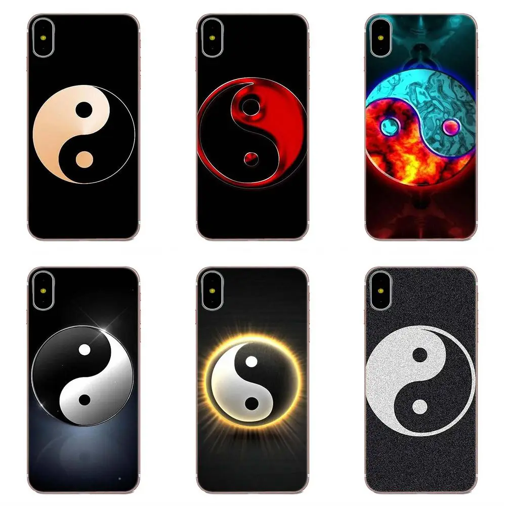 

Painted Cover Phone Case For Xiaomi Redmi Mi Note 7 8 9 SE Pro Lite Go Play Tai Zhi Yin Yang