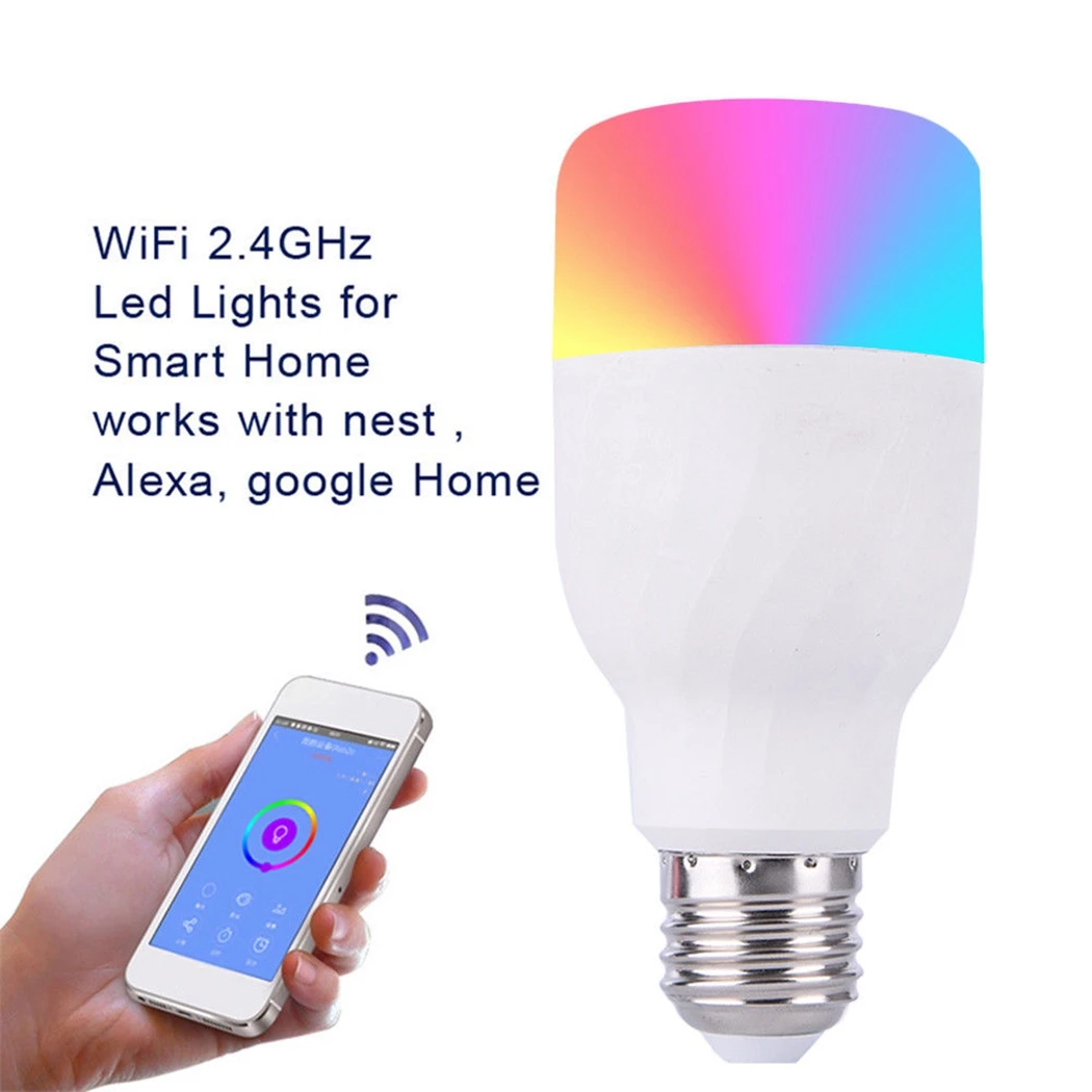 умная led лампа ekf homeconnect 8w wifi rgbw e27. лампочки управляемые с телефона. Smart house лампочки. лампочки управляемые с телефона. лампочки управляемые с телефона.
