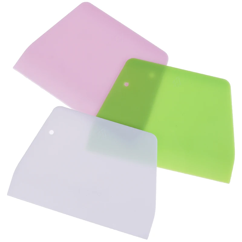 

1PC Cake Scraper Dough Cutter Bakeware Accessories Baking Tools Cake Spatula Kitchen Product Pastry Bakery Tools 3 Colors