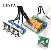 Lusya Button switching Relay 4-way Audio Input Signal Selector Switching RCA Audio Switch Input Selection finished Board B7-003 ► Photo 1/6