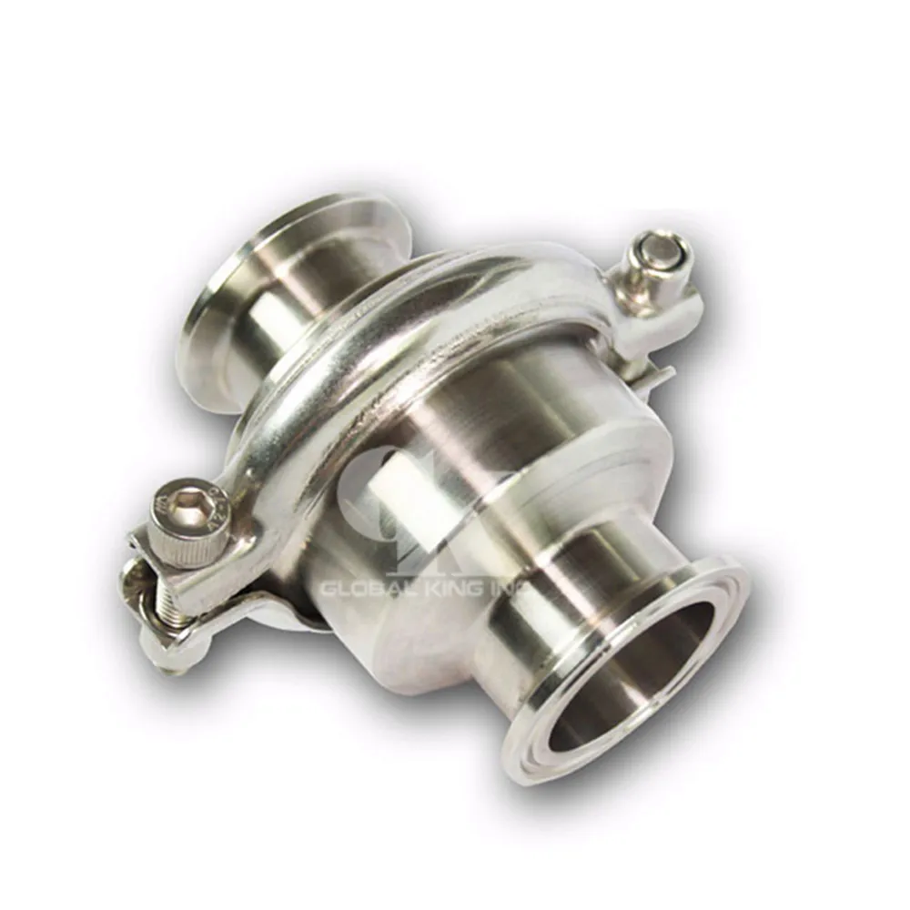 4" OD 119mm Sanitary Stainless Steel 304 Tri Clamp Vertical Check Valve