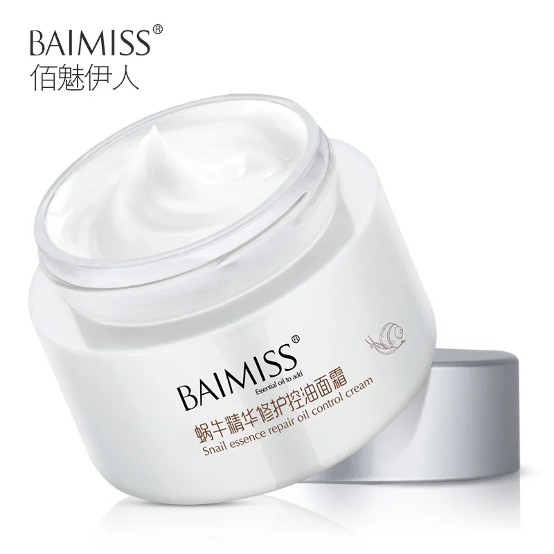 

BAIMISS Snails Serum Repair Face Cream Snail Cream Acne Treatment Blackhead Remover Oil-Control Moisturizing Skin Care Whitening