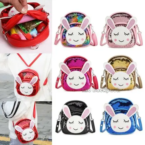 Детский плюшевый рюкзак с кроликом для малышей, рюкзак в детский сад, школьный рюкзак, сумка на плечо с мультяшными животными