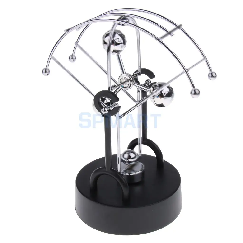 Electric Newton Physics Balance Pendulum Newton's Cradle Desk Figurine