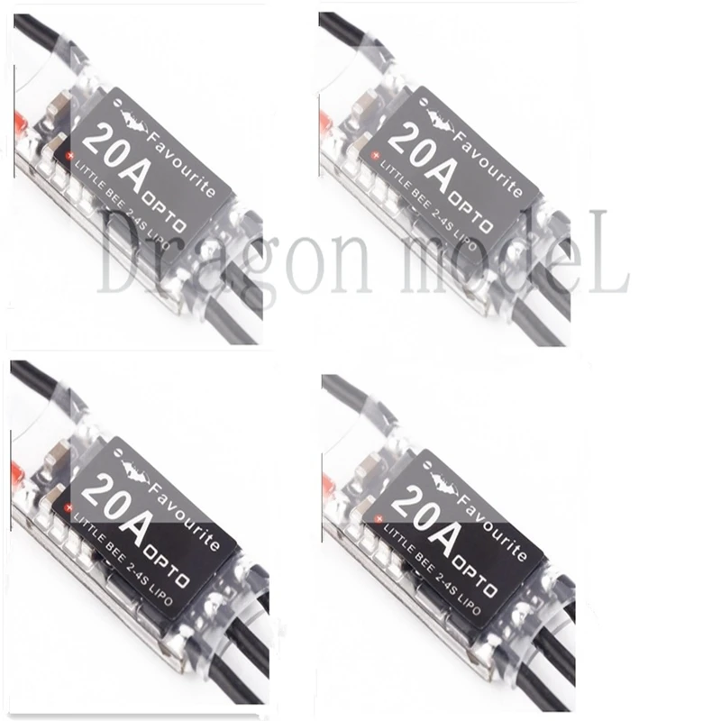 LittleBee Little Bee 20A ESC BLHeli OPTO 2 4S Supports OneShot125 For ZMR180 Quadcopter Rc 4