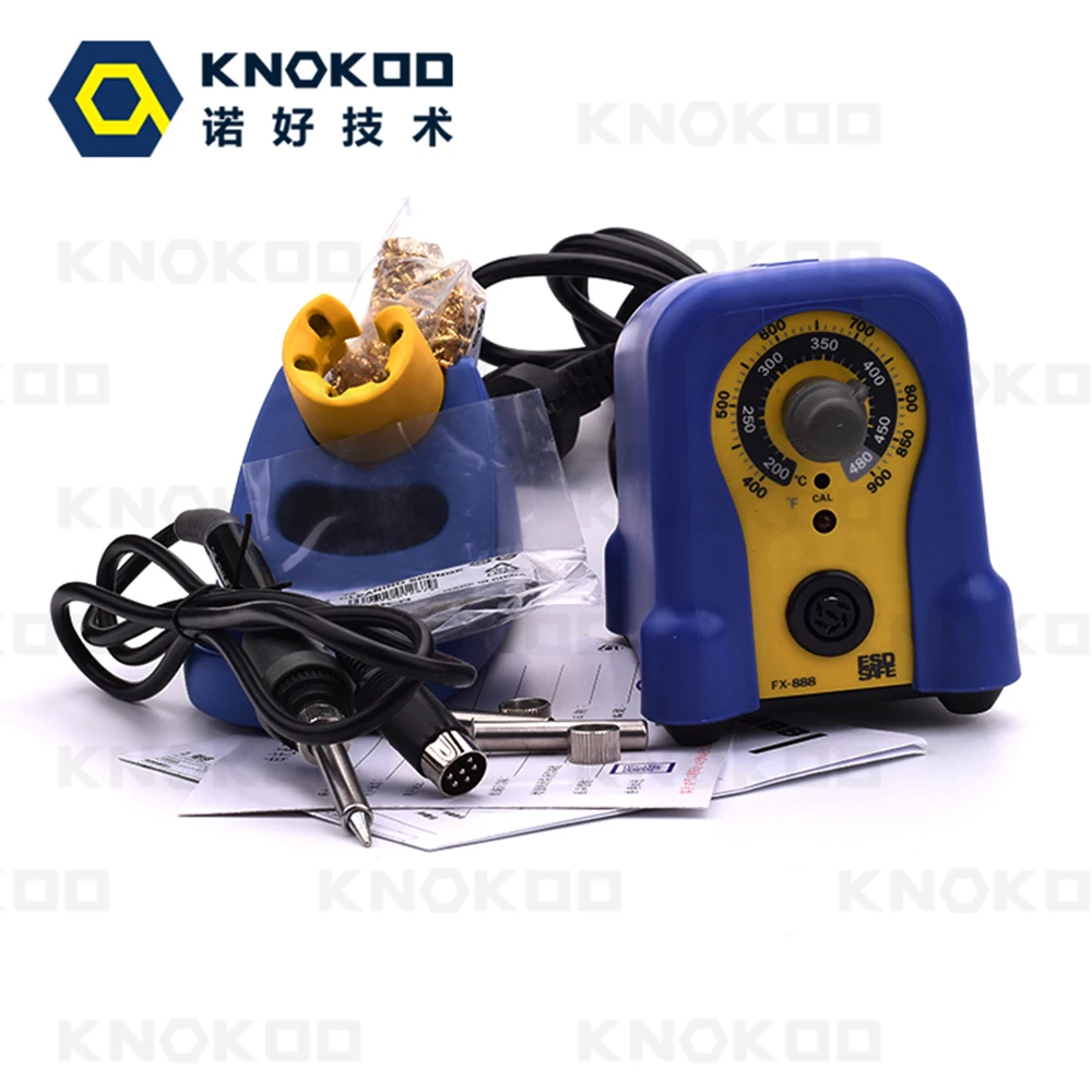 

70W 110V/220V leadfree KNOKOO FX888 Soldering station with FX8801 soldering iron and T18-B soldering tips