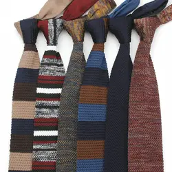 Новая мода мужской вязаный галстук бренд тощий тонкий дизайнерский мужской s вязаный шеи галстук Узкий Тонкий Мужские галстуки