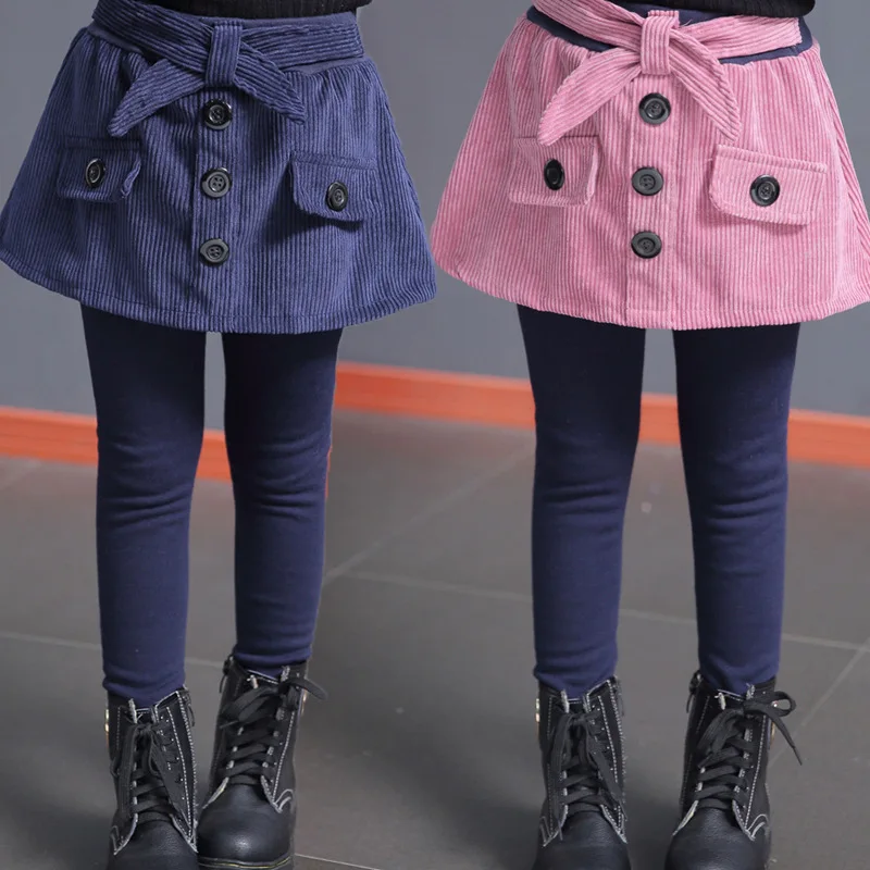 

New Style Girls Legging Fashion Girls Pant Skirt 2-8 Years Kids Spring Autumn Leggings Pants Children Cake Skirt 2-8 Year