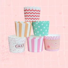 50 шт. креативные бумажные чашки для кексов, обертки для кексов, формы для выпечки, коробки для кексов, вечерние формы для тортов, кухонные инструменты для тортов