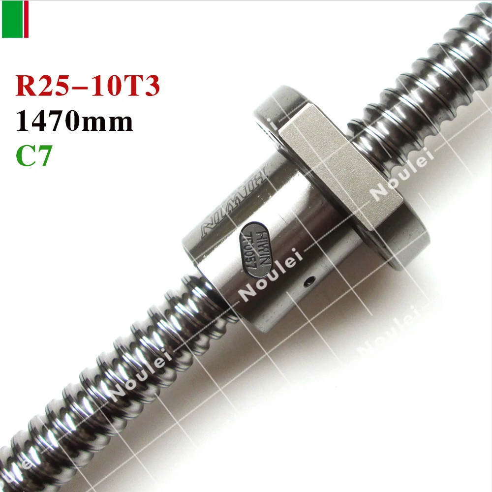 HIWIN Hot Sale FSI lead screw R2510T3 FSI 1470mm ball screw and end