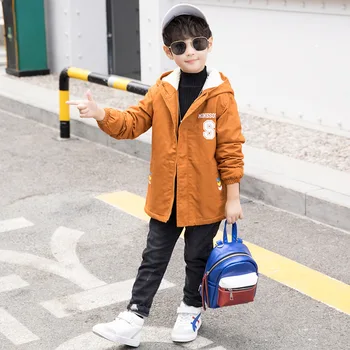 

Children's Garment New Product Children Thickening Boys Loose Coat