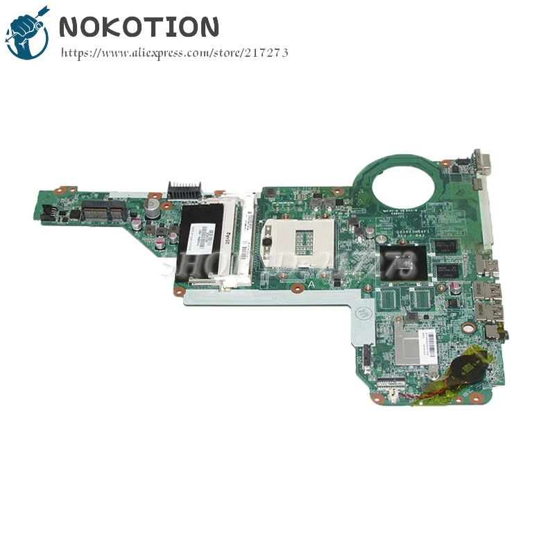 

NOKOTION DA0R63MB6F1 PC Motherboard For HP Pavilion 14-E 15-E MAIN BOARD 713256-001 713256-501 HM86 DDR3L HD8670M graphics