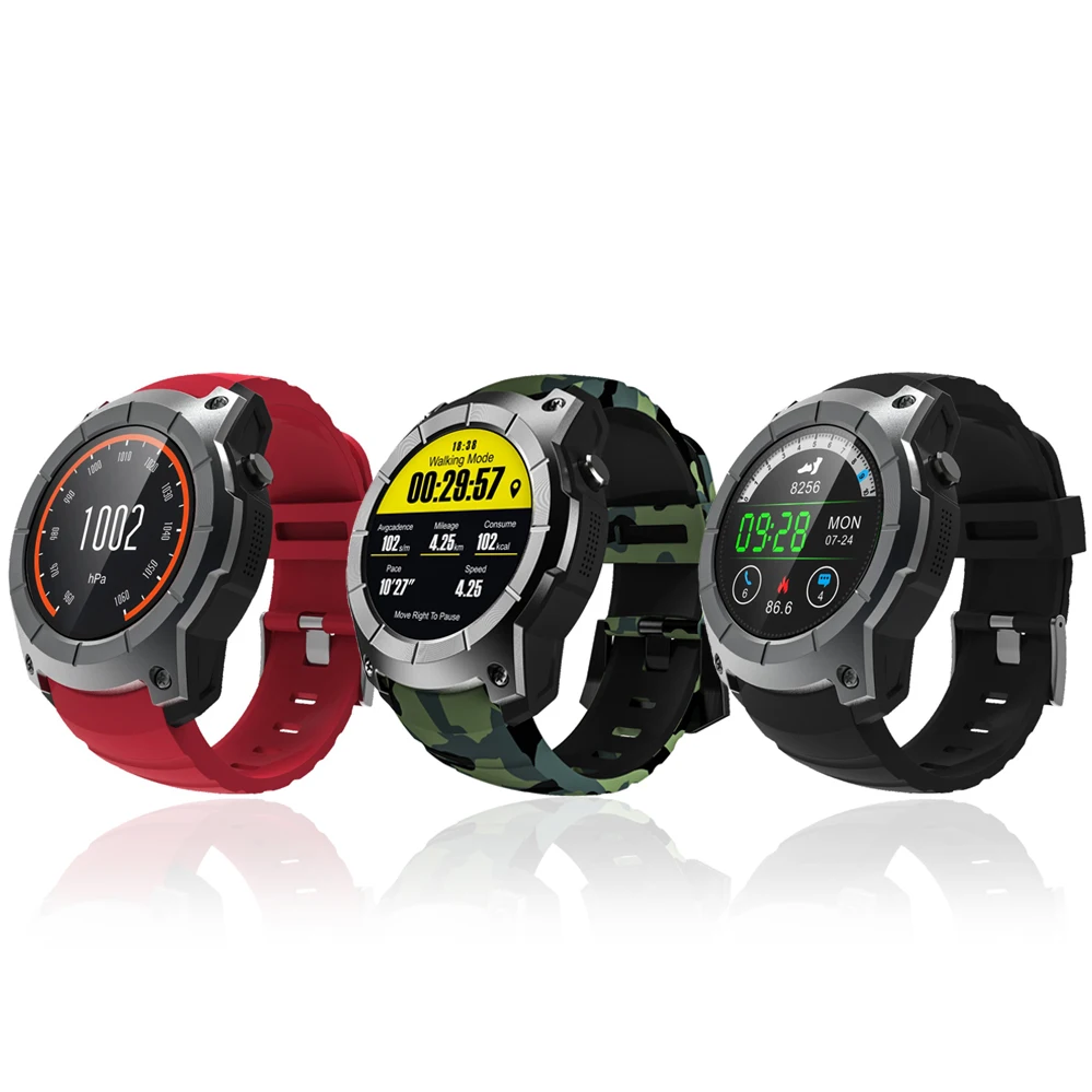 

FORCA Bluetooth S958 GPS Multi-function Sport Watch Heart Rate Monitor Fitness Tracker Smart Watch Support SIM Card Pedometer