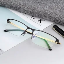 Prescription Glasses Men  Gold Glasses  Eye Glasses Frames for Men  Titanium  Alloy  Myopia Glasses