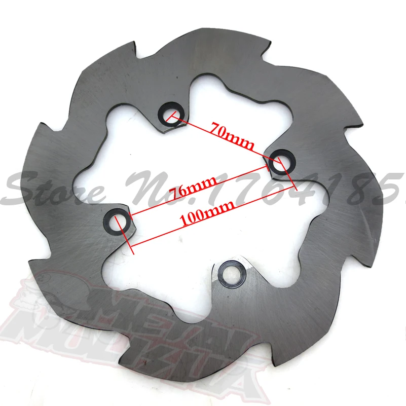 200mm Stainless steel dirt bike disc rotor Rear brake disc for 125cc