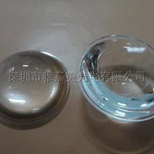 Оптическое стекло объектива Диаметр 65 мм Плано выпуклая линза более 95% пропускания Led линзы