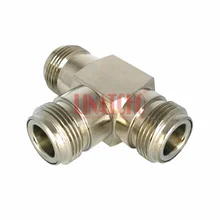 N Женский удвоить n женский 2 способ РФ splitter три в одном Трехместный n разъем