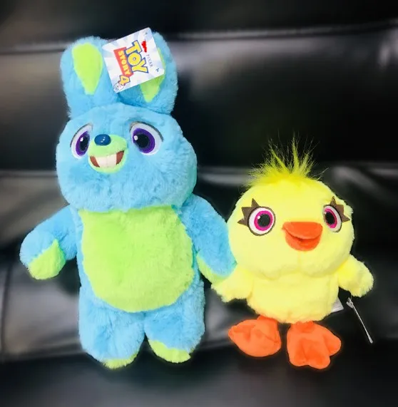 История игрушек 4 плюшевые куклы персонаж 26 см синий кролик Банни 18 см желтая утка Ducky мягкие игрушки животных