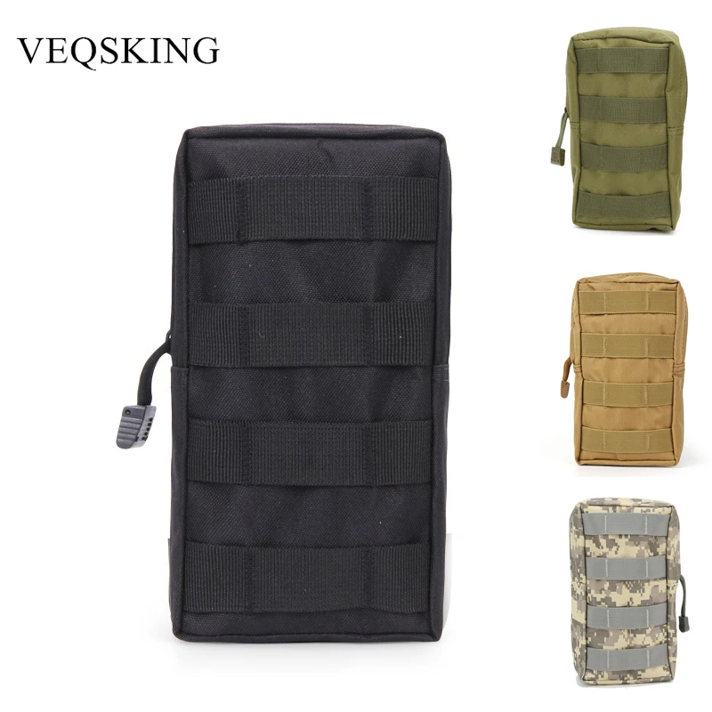 

600D Nylon Military Tactical Bag Molle EDC Utility Pouch Outdoor Hunting Climbing Waist Pack