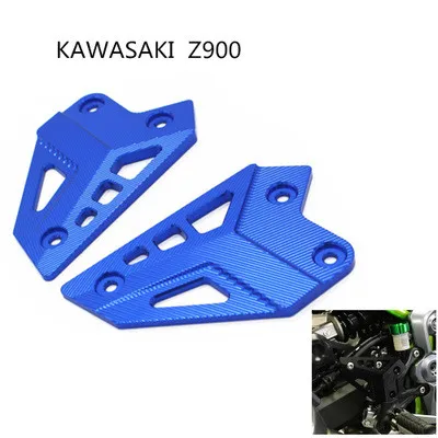 

Motorcycle rear Footrest Foot Peg Protector CNC Aluminum Heel Protective Cover Guard for Kawasaki Z900 2017 2018