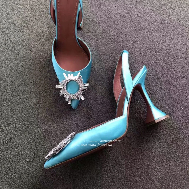 Rose-Satin-Decor-Crystal-Woman-Sandals-Strange-High-Color-Heel-Shopping-Shoes-Point-Toe-Slim-Shallow