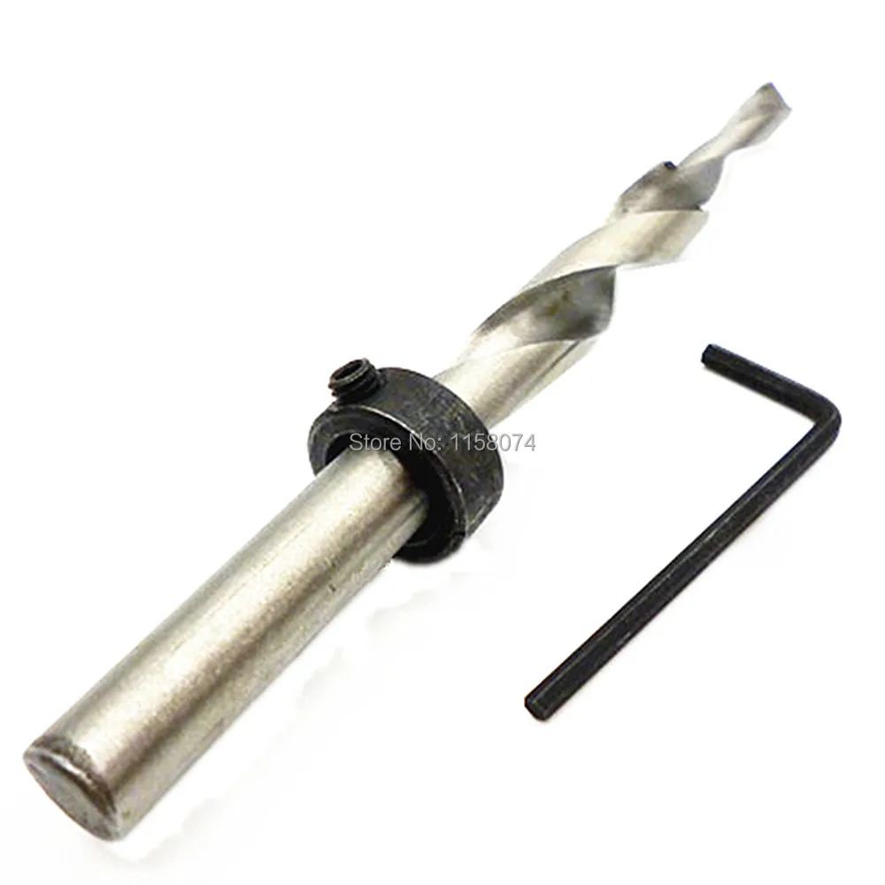 10mm Twist Step Drill Bit Manual pocket Hole Woodworking 10mm Depth