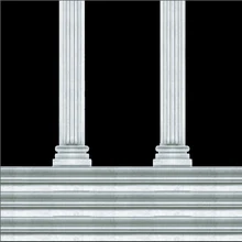 10x10FT винтажная греческая колонна колонны шаги черная стена Свадьба пользовательский фон фотостудия Виниловый фон 300 см x 300 см