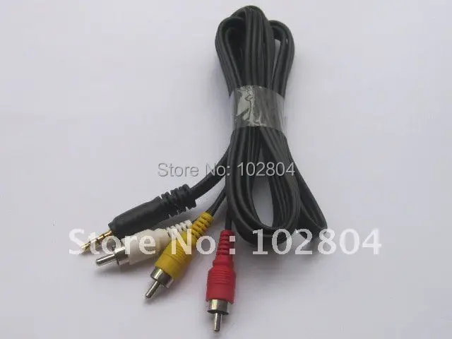 

10 pcs Per Lot 1/8" 3.5mm Mini AV to 3 RCA Male Adapter Audio Video Cable 1.5m