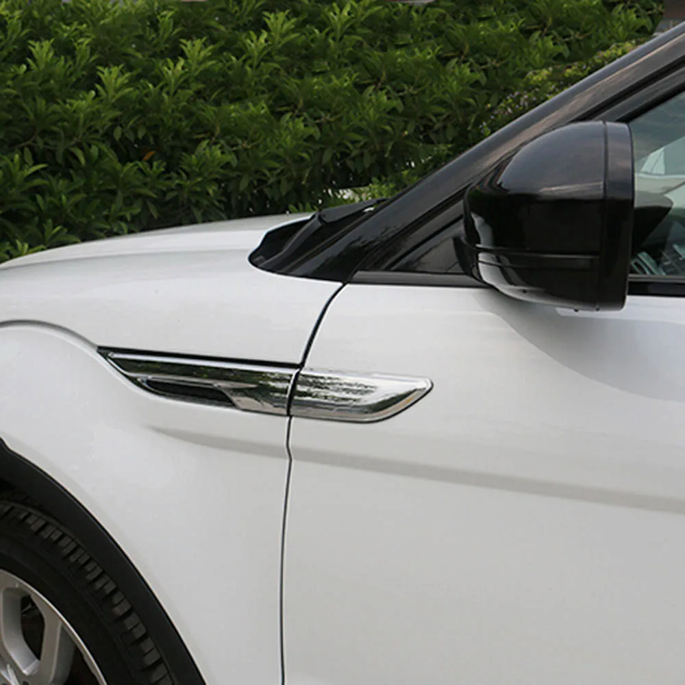 

2013 2014 range rover Exterior cherome Accessories evoque side Shark gill inlet outlet vents decorative cover frame trim
