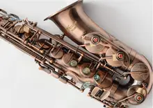 Chinese Brand Fanisic Retro Antique Copper Simulation Alto Saxophone Eb Sax Alto Abalone Button Western Instruments Chinese Brand Fanisic Retro Antique Copper Simulation Alto Saxophone Eb Sax Alto Abalone Button Western Instruments