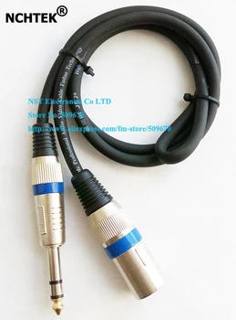 

NCHTEK DIY Microphone XLR 3Pin Male Speaker Jack to 6.35mm Stereo Male Plug Connector Cable About 1M/Free Shipping/1PCS