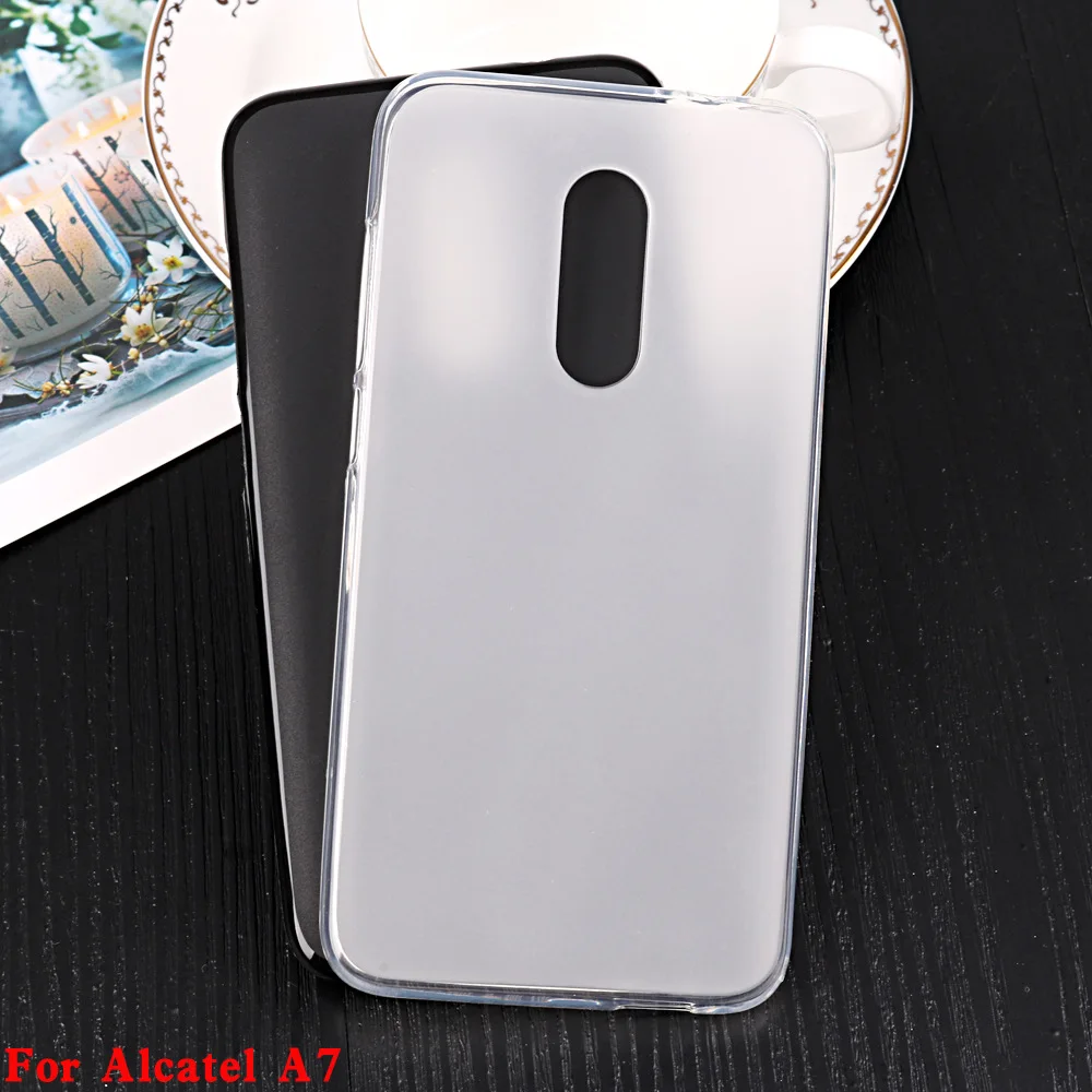 

Soft Case For Alcatel A7 5.5 5090Y in Soft Silicone TPU Protection High Quality Pudding Anti Skid Silicone Phone Back Cover Case