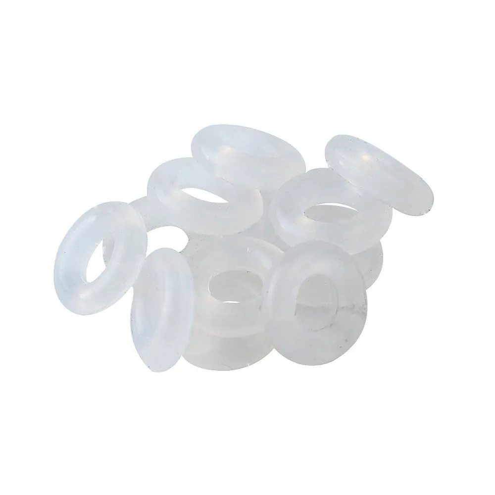200Pcs Silicone Rubber Stoppers for Use Alone or with Clip Lock Spacer