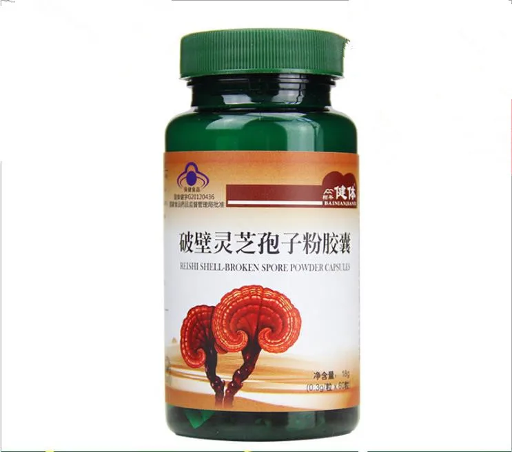 

Reishi Mushroom Shell Broken Ganoderma Lucidum Spore Extract Powder Capsule