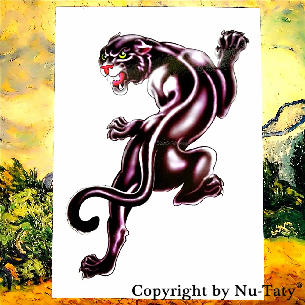 Shnapign Seksi Puma Tubuh Seni Tato Sementara Flash Stiker Tato 21*15 Cm  Tahan Air Tato Mobil Styling Dekorasi Rumah Stiker Dinding|Flash Tattoo  Stickers|Tattoo Stickertatoo Styles - Aliexpress