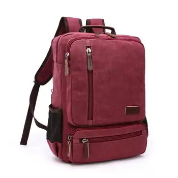 

070517 new hot man canvas travel backpack student school bag