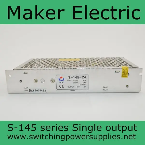

useful ac to dc adjustable switching power supply S-145-15 9.6A 145w 15Vdc