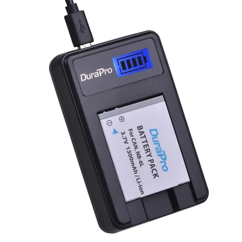 

1pc NB-6L NB6L NB 6L NB-6LH 1300mAh Rechargeable Camera Battery +LCD USB Charger For CANON PowerShot SX240 SX260 HS IXY110 SD980