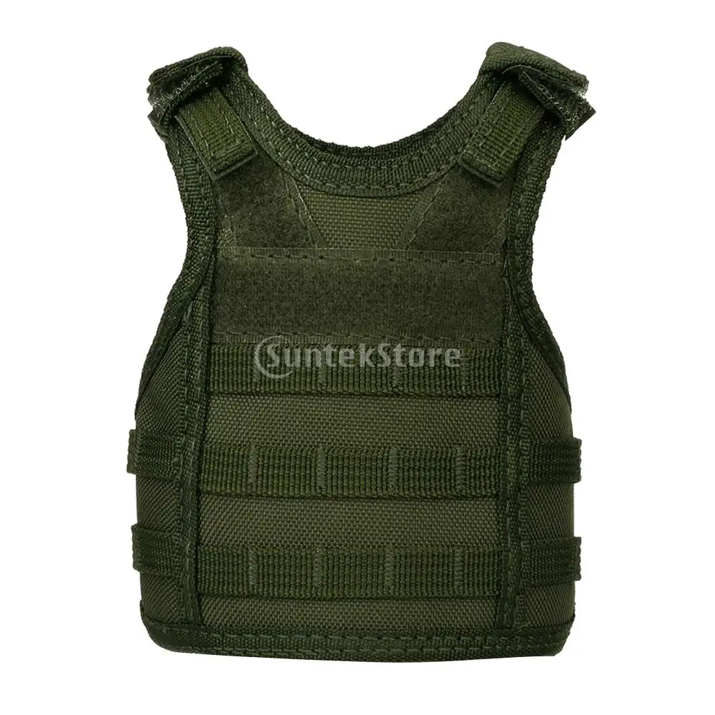 Mini Military Army Tactical MOLLE Vest Style Beers Sleeve Cans Cover Bottles Stubby Holder Cool Bottle Decoration