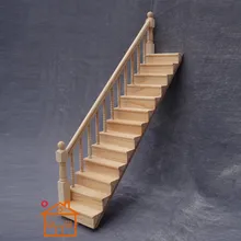 Деревянные маленькие лестницы 1:12 мини кукольный домик, имитация лестницы дом лестница декор для кукольного дома гостиная аксессуары M50