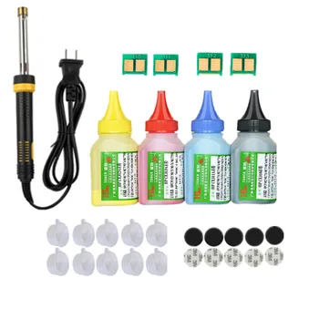 

Refill toner Powder cartridge tool kit + 4 chip for HP CF210A 210A 131A color LaserJet Pro 200 color M251nw M276n M276nw Printer