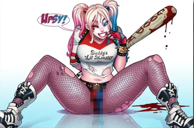 

5D diy diamond painting Anime Girls Harley Quinn Comics Baseball square cross stitch sewing home decoration gifts