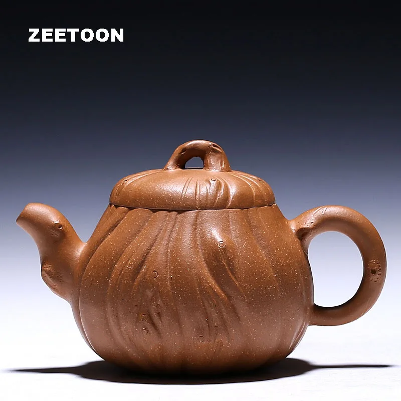 

270ml Authentic Yixing Teapot Chinese Health Care Purple Clay Master Handmade Kung Fu Tea Set Vintage Zisha Kettle Shu Ying Pot