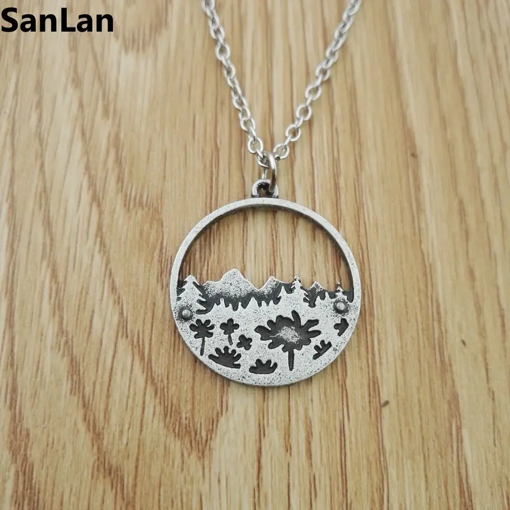 1pcs Mountain Range Jewelry Handmade Mountain Jewelry Gift Meadow