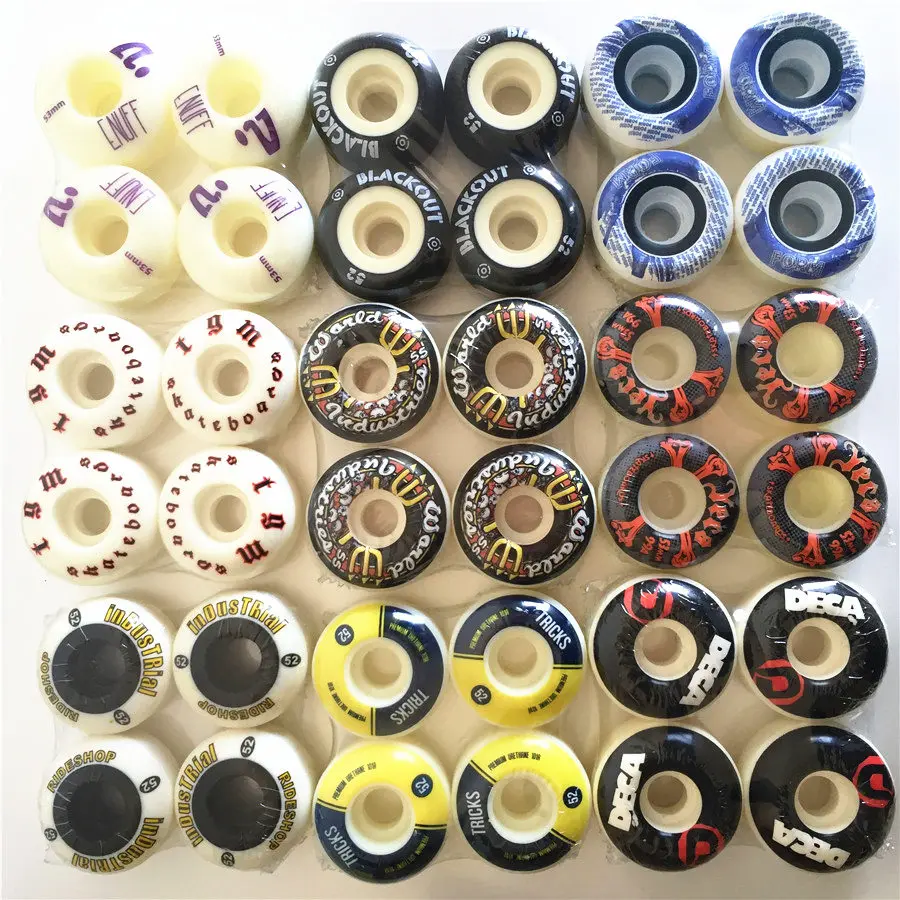 

4pcs/Set 51-54mm SKATEBOARD WHEELS Pro stock wheel for special offer with good price