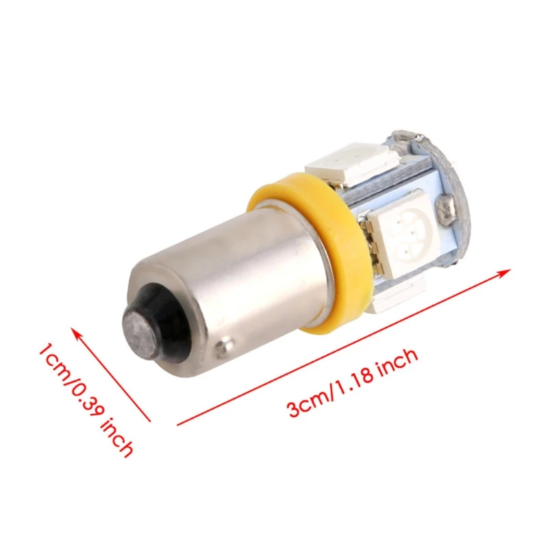 1 шт. T11 BA9S 5050 5 SMD светодиодный ная лампа автомобильная 12 В T4W 3886X H6W 363
